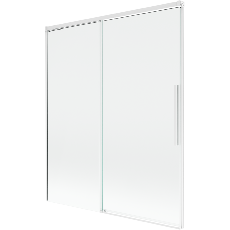 Mexen Rox posuvný sprchový kout dvoukřídlý 140 x 150 cm, průhledný, bílý - 8C9-140-001-20-00