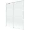 Mexen Rox posuvný sprchový kout dvoukřídlý 140 x 150 cm, průhledný, bílý - 8C9-140-001-20-00