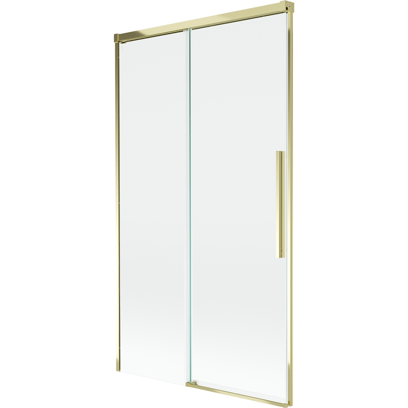 Mexen Rox dvoudílná sprchová zástěna 100 x 150 cm, transparentní, zlatá - 8C9-100-001-50-00