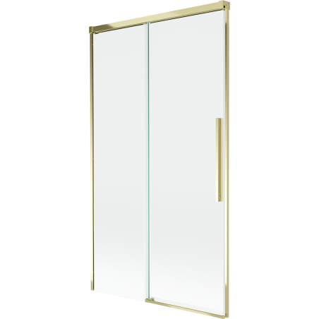 Mexen Rox dvoukřídlá vanová zástěna posuvná 100 x 150 cm, transparentní, zlatá - 8C9-100-001-50-00