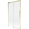 Mexen Rox dvoudílná sprchová zástěna 100 x 150 cm, transparentní, zlatá - 8C9-100-001-50-00