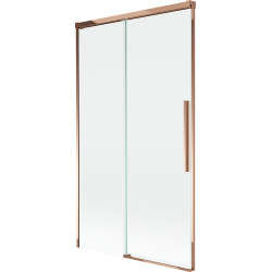 Mexen Rox dvoukřídlé posuvné vanové zástěny 100 x 150 cm, transparentní, růžové zlato - 8C9-100-001-60-00