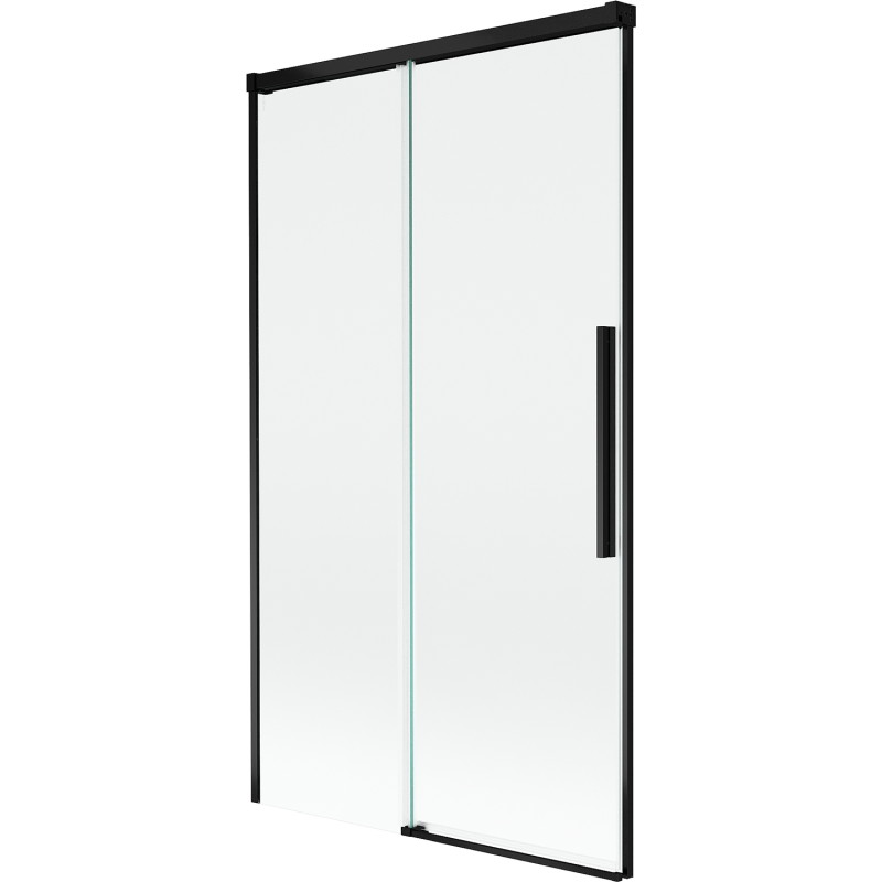 Mexen Rox dvoudílná posuvná vanová zástěna 100 x 150 cm, transparentní, černá - 8C9-100-001-70-00