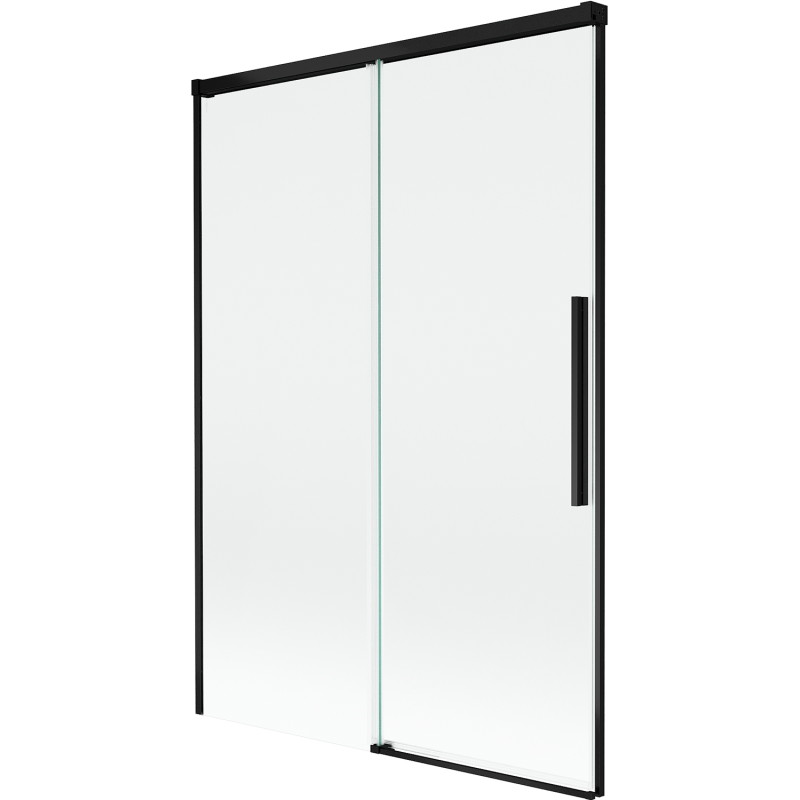 Mexen Rox vanová zástěna s posuvnými dveřmi 120 x 150 cm, transparentní, černá - 8C9-120-001-70-00