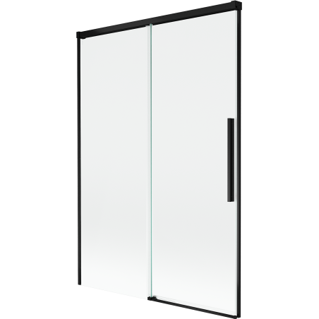 Mexen Rox vanová zástěna s posuvnými dveřmi 120 x 150 cm, transparentní, černá - 8C9-120-001-70-00
