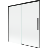 Mexen Rox sprchová zástěna vaničky 2-křídlová posuvná 150 x 150 cm, transparentní, černá - 8C9-150-001-70-00