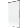Mexen Rox vanová zástěna 2-křídlová posuvná 100 x 150 cm, transparentní, gun metal - 8C9-100-001-95-00