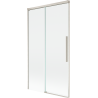 Mexen Rox sprchový kout 2-křídlový posuvný 100 x 150 cm, transparentní, kartáčovaný nikl - 8C9-100-001-97-00