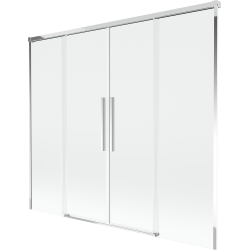 Mexen Rox sprchový zástěnu krabicový 2-dílný posuvný 170 x 150 cm, transparentní, chrom - 8C9-170-002-01-00