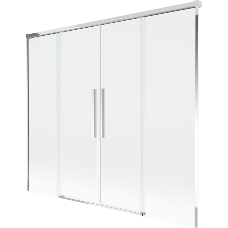 Mexen Rox sprchový zástěnu krabicový 2-dílný posuvný 170 x 150 cm, transparentní, chrom - 8C9-170-002-01-00