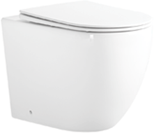 Mexen Lena stojatá WC mísa Rimless Tornado s pomalu padací slim deskou, duroplast, bílý lesk - 3222T4000