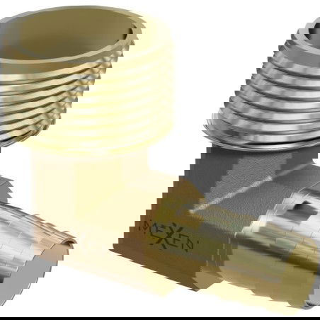 Mexen BRASS mosazná hadicová spojka koleno 1/2 GZ x 10 mm - W97423-1210