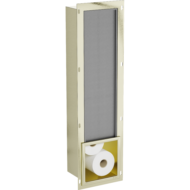 Mexen X-Wall-B zásobník na toaletní papír, kartáčované zlato - 1955