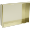 Mexen X-Wall-NR police do výklenku bez límce 45 x 30 cm, zlatý kartáčovaný - 1951453010