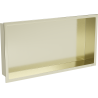 Mexen X-Wall-R výklenková polička s límcem 60 x 30 cm, zlatá kartáčovaná - 1950603010