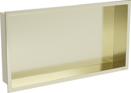Mexen X-Wall-R výklenková polička s límcem 60 x 30 cm, zlatá kartáčovaná - 1950603010