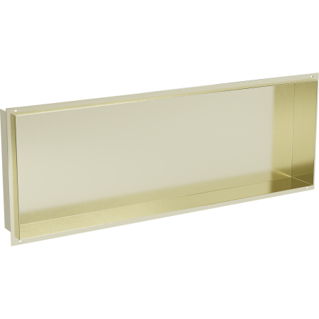 Mexen X-Wall-NR nastěnná police bez límce 90 x 30 cm, zlatá kartáčovaná - 1951903010