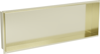 Mexen X-Wall-NR nastěnná police bez límce 90 x 30 cm, zlatá kartáčovaná - 1951903010