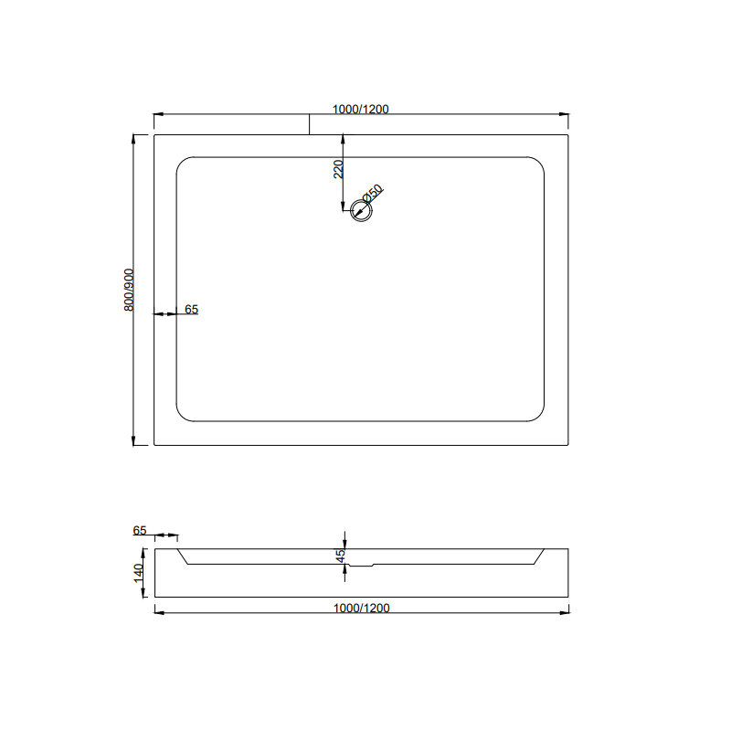 Mexen Apia sprchová kabina posuvná 100 x 80 cm, bílé pruhy, chrom + vanička Rio - 840-100-080-01-20-4510