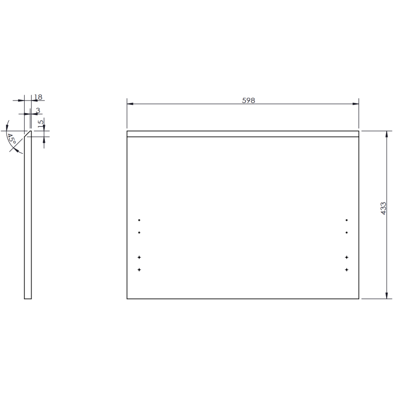 Mexen Orio koupelnová skříňka 90 cm s umyvadlem Otis vlevo, 1S, 1D, bílá mat - 91A13-09047-3-BBFF01-W18L01