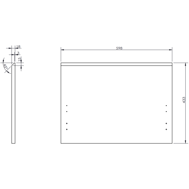 Mexen Orio koupelnová skříňka 90 cm s umyvadlem Otis levým, 1S, 1D, grafit mat/bílá mat - 91A13-09047-3-BBFF66-W18L01