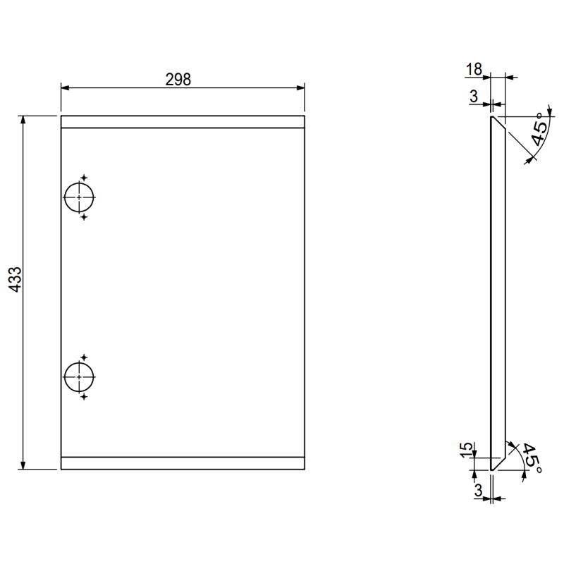 Mexen Orio koupelnová skříňka 90 cm s umyvadlem Otis levým, 1S, 1D, grafit mat/bílá mat - 91A13-09047-3-BBFF66-W18L01