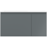 Mexen Orio koupelnová skříňka 90 cm s umyvadlem Otis vlevo, 1S, 1D, grafit mat/bílá mat - 91A13-09047-3-BBFF66-W18L01
