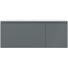 Mexen Orio koupelnová skříňka 120 cm s umyvadlem Otis vlevo, 1S, 1D, grafit mat/bílá mat - 91A13-12047-3-BBFF66-W18L01