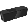 Mexen Orio koupelnová skříňka 160 cm s umyvadlem Otis vlevo, 1S, 1D, černý lesk/černý mat - 91A13-16047-3-BBFF70-W18L71
