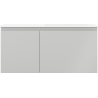 Mexen Orio koupelnová skříňka 100 cm s umyvadlem Otis pravá, 1S, 1D, šedá mat/bílá mat - 91A13-10047-3-BBFF62-W18P01