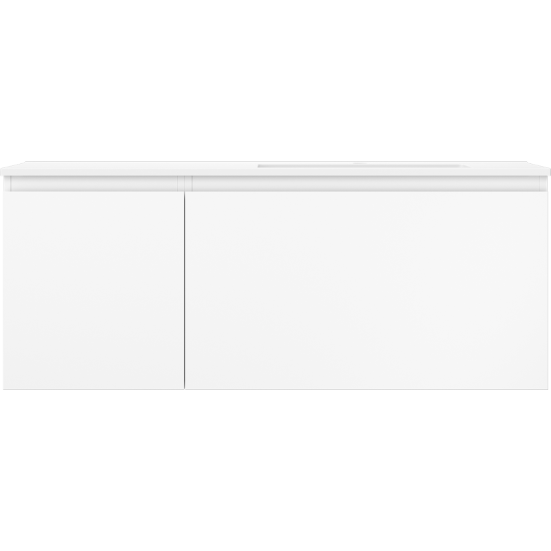 Mexen Orio koupelnová skříňka 120 cm s umyvadlem Otis pravé, 1S, 1D, bílá mat - 91A13-12047-3-BBFF01-W18P01