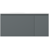 Mexen Orio koupelnová skříňka 90 cm s umyvadlem Vela levým, 1S, 1D, grafit mat/bílá mat - 91A13-09047-3-BBFF66-W23L01