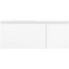 Mexen Orio koupelnová skříňka 120 cm s umyvadlem Vela levou, 1S, 1D, bílá mat - 91A13-12047-3-BBFF01-W23L01