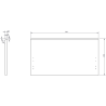 Mexen Orio koupelnová skříňka 120 cm s umyvadlem Vela levá, 1 zásuvka, 1 dveře, černá matná
