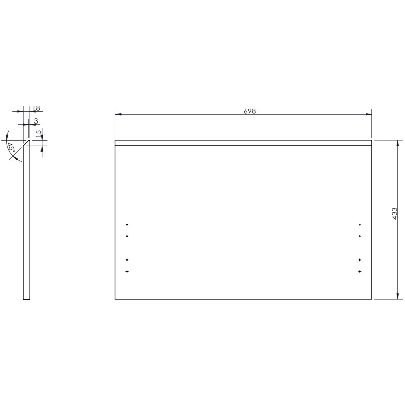 Mexen Orio koupelnová skříňka 100 cm s umyvadlem Vela pravá, 1S, 1D, grafit mat/bílá mat - 91A13-10047-3-BBFF66-W23P01