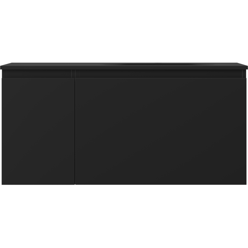 Mexen Orio koupelnová skříňka 100 cm s umyvadlem Vela pravá, 1S, 1D, černá mat - 91A13-10047-3-BBFF71-W23P71