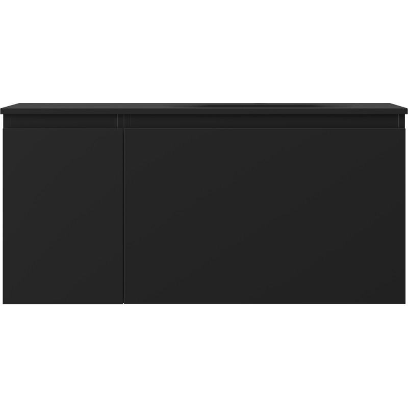 Mexen Orio koupelnová skříňka 100 cm s umyvadlem Vela pravým, 1S, 1D, černá mat - 91A13-10047-3-BBFF71-W23P71