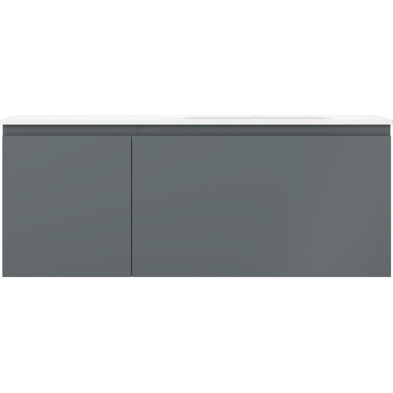 Mexen Orio koupelnová skříňka 120 cm s umyvadlem Vela pravá, 1S, 1D, grafit mat/bílá mat - 91A13-12047-3-BBFF66-W23P01