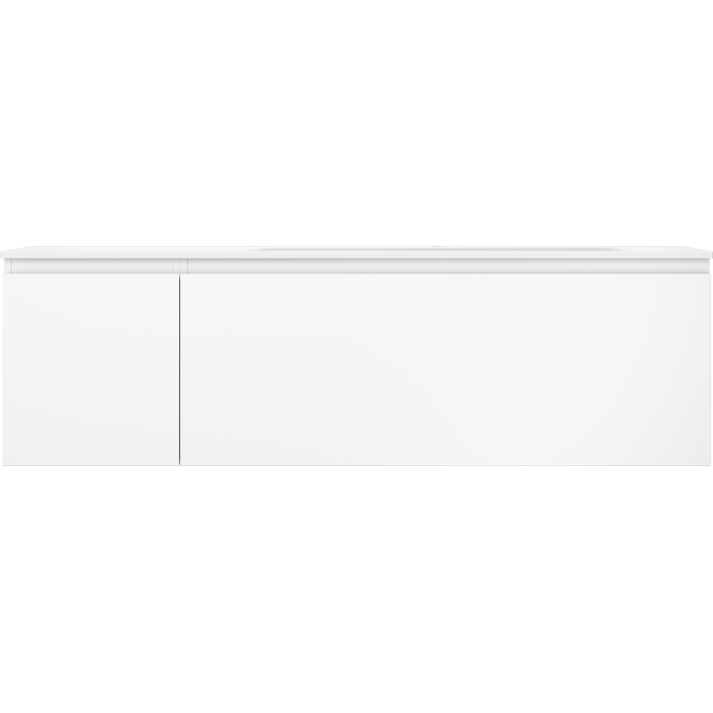 Mexen Orio koupelnová skříňka 160 cm s umyvadlem Vela pravým, 1S, 1D, bílá mat - 91A13-16047-3-BBFF01-W23P01