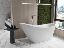 Mexen Oviedo vana volně stojící 170 x 76 cm, bílá - 51561707600