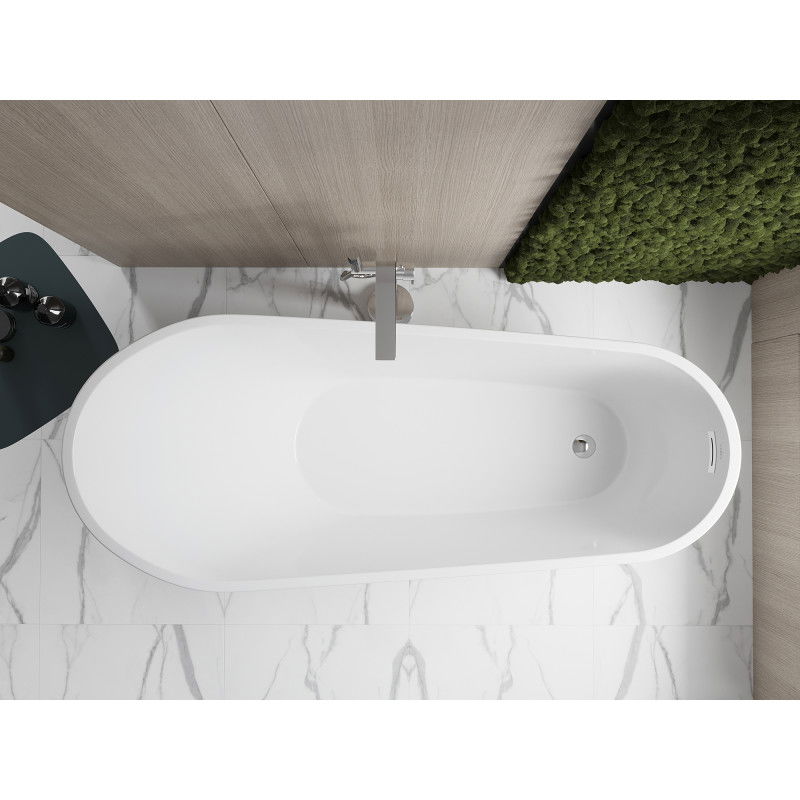 Mexen Oviedo vana volně stojící 170 x 76 cm, bílá - 51561707600