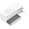 Mexen Orio koupelnová skříňka 120 cm s umyvadlem Otis levou, 2S, 1D, bílá matná - 91A13-12047-3-BBFFF01-W18L01