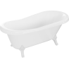 Mexen Retro volně stojící vana 150 x 73 cm, bílá, nohy bílé - 53251507300-20
