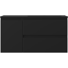 Mexen Orio koupelnová skříňka 90 cm s umyvadlem Otis pravá, 2S, 1D, černá mat - 91A13-09047-3-BBFFF71-W18P71