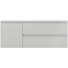 Mexen Orio koupelnová skříňka 120 cm s umyvadlem Otis pravým, 2S, 1D, šedá mat/bílá mat - 91A13-12047-3-BBFFF62-W18P01