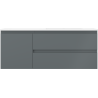 Mexen Orio koupelnová skříňka 120 cm s umyvadlem Otis pravá, 2S, 1D, grafit mat/bílá mat - 91A13-12047-3-BBFFF66-W18P01