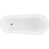 Mexen Retro volně stojící vana 170 x 75 cm, bílá, chromové nohy - 53251707500-00
