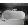 Mexen Retro volně stojící vana 170 x 75 cm, bílá, nohy bílé - 53251707500-20