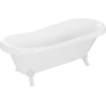 Mexen Retro samostatně stojící vana 170 x 75 cm, bílá, bílé nohy - 53251707500-20