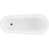 Mexen Retro volně stojící vana 170 x 75 cm, bílá, černé nohy - 53251707500-70
